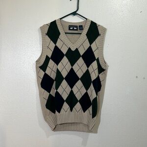 Woods & Gray men’s 100% cotton sweater vest. Size Large